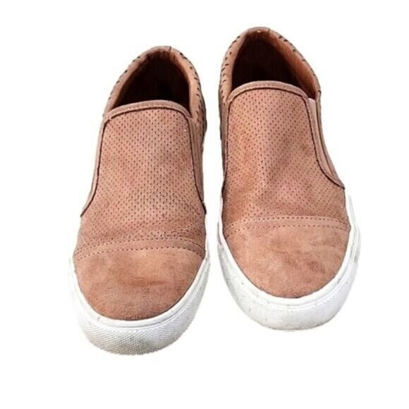 Steve Madden Shoes Ambition Slip-On Tan Sneaker Fabric Upper Women's 8 - Picture 1 of 7